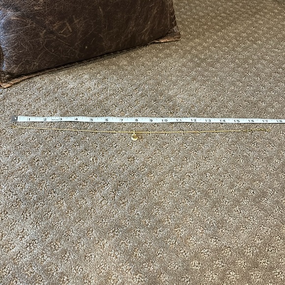 Nina Ricci Vintage Authentic Gold Plated Necklace W/“NR” Charm & Precious Stones - Picture 8 of 9